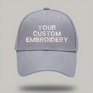 Gorra de Béisbol Personalizada Bordada para Parejas, Deportiva, de Tela de Rizo, Ajustable, de Algodón, MOQ de Una Pieza, Regalo de Moda para Él y Ella - Product Image 1