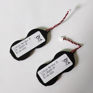 Piles au lithium Cr2450 bouton 3V <span class=keywords><strong>CR</strong></span> <span class=keywords><strong>2450</strong></span> 2P avec connecteurs à onglets à souder - Product Image 5