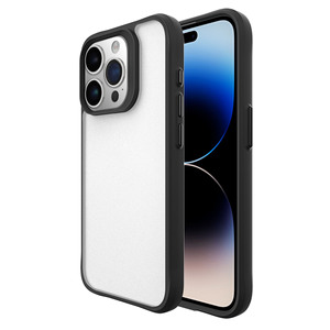 <span class=keywords><strong>Coque</strong></span> de téléphone portable translucide givrée fine pour <span class=keywords><strong>iPhone</strong></span> 15 Pro, compatible avec <span class=keywords><strong>iPhone</strong></span> 13, 12, 11, 14, 16, 17 Plus, <span class=keywords><strong>coque</strong></span> rigide en PC <span class=keywords><strong>antichoc</strong></span> gris clair - Product Image 3