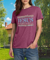 OEM ODM Damen Jesus-Kreuz Grafik-T-Shirt Bibelvers-Shirts Christliches Religiöses T-Shirt Lässiges Kurzarm-T-Shirt Geschenk für Jesus-Anhänger