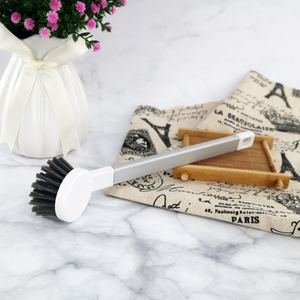 Cepillo para Ollas con Mango <span class=keywords><strong>de</strong></span> <span class=keywords><strong>Aluminio</strong></span> y Cerdas Antibacterianas para una Limpieza <span class=keywords><strong>de</strong></span> Cocina Duradera y Eficaz, y Eliminación <span class=keywords><strong>de</strong></span> Manchas - Product Image 2