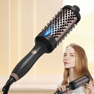 1.5 Inch Hair Styling Tools Ceramic Barrel Salon Curling Iron Professional MCH Thermal Ionic Round Hair Brush
