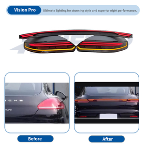 HETOP US Fanali Posteriori per Panamera 970.2 2010-2016, Aggiornamento Luci LED Posteriori, Lampade di Retromarcia e <span class=keywords><strong>Accessori</strong></span> per <span class=keywords><strong>Porsche</strong></span> - Product Image 2