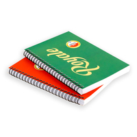 Carnet à spirale A5 de haute qualité de Guangzhou, impression professionnelle pour les étudiants, vente en gros, fabriqué en carton et papier d'art