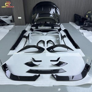 Dry Carbon Fiber BatFury Aero New Style Auto Parts Body Kit Hood Front Lip Rear <b>Diffuser</b> Side Skirt for F-errari 296 GTB Bodykit - Product Image 1