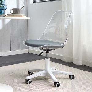 <span class=keywords><strong>Silla</strong></span> de Oficina Sencilla, <span class=keywords><strong>Silla</strong></span> de <span class=keywords><strong>Escritorio</strong></span> para el Hogar, Taburete con Respaldo, <span class=keywords><strong>Silla</strong></span> de Recepción, <span class=keywords><strong>Silla</strong></span> de Comedor Transparente Tipo <span class=keywords><strong>Tulip</strong></span>án - Product Image 4