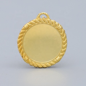新款畅销金色金属定制奖杯和奖牌，带丝带，压铸和丝网印刷 - Product Image 6