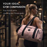 Sac de sport unisexe à bandoulière en nylon imperméable et durable de 20-35L avec fermeture éclair, idéal pour le fitness, les voyages et les activités athlétiques, tendance