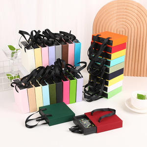 Scatola Regalo per Gioielli in Carta con Logo Personalizzato, Cassetti Estraibili, per Anelli e Orecchini, con Pellicola Trasparente in PE - Product Image 1