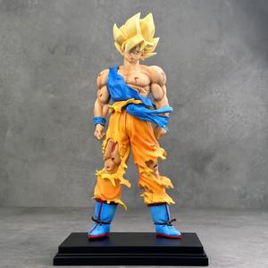 Super Goku Desde el Comienzo - Figura de PVC de Super Saiyan con Daños de Batalla, Figura de <span class=keywords><strong>Anime</strong></span> en Caja, ODM - Product Image 2