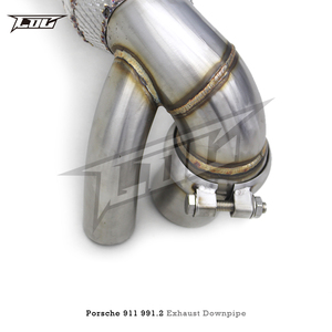 Tubo de bajada para <span class=keywords><strong>PORSCHE</strong></span> 911 <span class=keywords><strong>991</strong></span>/<span class=keywords><strong>991</strong></span>.2 Carrera 3,0 2011 + Tubos de escape Sistema de tubo de bajada de escape de acero inoxidable - Product Image 6