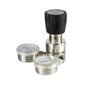 3500 psi inlet to 0 psi outlet pressure adjustable liquid nitrogen air pressure regulator