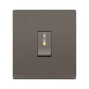 工場で取り付けが簡単1グループベルボタンスイッチ新しいデザインの壁電気ドアベルスイッチボタン