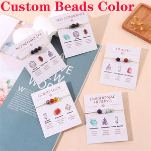 กำไลข้อมือ2026นำโชคทรงเรขาคณิตแบบลูกปัดทอสำหรับเป็นของขวัญหินตาเสืออเมทิสต์ธรรมชาติที่ทันสมัย - Product Image 2