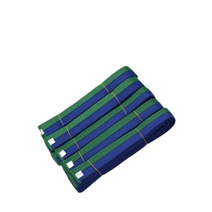 Cintura Taekwondo Colorata in Poliestere per Arti Marziali e Autodifesa, Cintura da Allenatore - Product Image 1