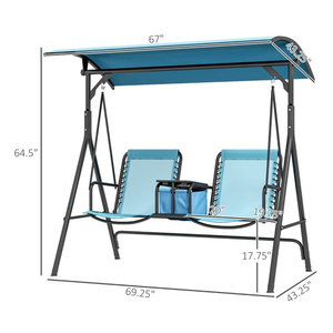 เก้าอี้ชิงช้าสำหรับสวนกลางแจ้ง dB 2-Seater สำหรับลานบ้าน-swiship จัดส่ง (ไม่มีของที่) - Product Image 3