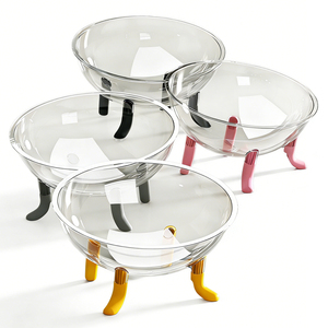 <span class=keywords><strong>Lit</strong></span> <span class=keywords><strong>pour</strong></span> chat en forme de capsule spatiale, moderne, minimaliste, en plastique transparent, écologique, léger, facile à nettoyer, meubles surélevés <span class=keywords><strong>pour</strong></span> chat d'intérieur - Product Image 6