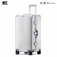 Valise de voyage en alliage d'aluminium version sport 22/24/26/28/30 pouces, bagage cabine OEM ODM