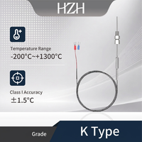 Sonde de contrôle de température de haute précision avec capteur thermocouple blindé de type K industriel