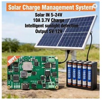 Modul Pengontrol Pengisian Daya Tenaga Surya 30W DC 5-24V 2A Input Tipe-C untuk Baterai Lithium 3.7V 18650