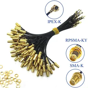 RP K Connector Cable Female to uFL/u.FL/IPX/IPEX UFL to Female RG1.13 Antenna RF1.13 Cable Assembly