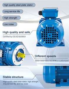 Khung 63, Loại MS631-2(0.18KW) Kích Thước Nhỏ Động Cơ Điện Với Nhà Ở Nhôm - Product Image 5