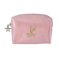 Bolsa de cosméticos de belleza personalizada, bolso de embalaje de muestra de cosméticos, color rosa, estilo Ins
