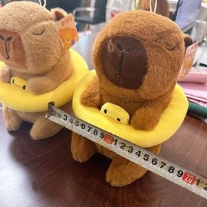 Capibara muñeca Capybara llavero de peluche colgante de juguete lindo chico regalo relleno Capybaras llavero Capibara Peluche Capivara pato <span class=keywords><strong>boya</strong></span> - Product Image 4