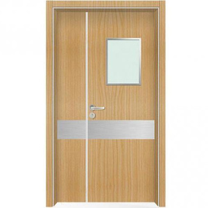 Commande en gros discount heavy duty acier pas cher prix auditorium affleurant en bois salle de sport école bibliothèque porte coupe-feu - Product Image 6