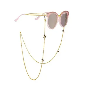 Shinetai moda ucuz taşınabilir gözlük aksesuarları çiçek tasarlanmış yüz maskeleme süslemeleri gözlük zinciri güneş gözlüğü kordonlar