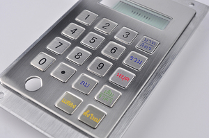 Venda quente teclado de metal personalizado para máquina de venda automática e self-service - Product Image 4