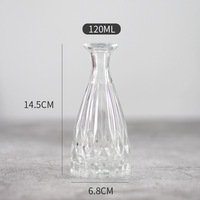 Mini Vase 50ml 120ml 4oz Reed Diffuseur Bouteille Parfum Bouteille En Verre Bouteille D'aromathérapie