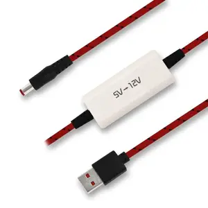 1.5M DC/DC转换器USB 5v至DC 9v电压互感器升压转换器电缆