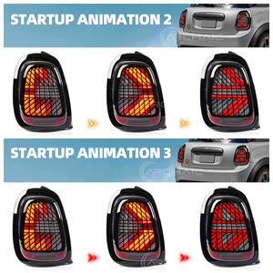 Arcaico LED F66 diseño lámpara de parada inicio secuencial señal de giro luces traseras para <span class=keywords><strong>Mini</strong></span> Cooper F55 F56 F57 luces traseras 2014-2024 - Product Image 5