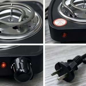 Electric Hookah Charcoal Burner 1000W Manual Shisha <b>Coal</b> <b>Heater</b> Metal Heating Stove EU Plug for Smoke Use - Product Image 5