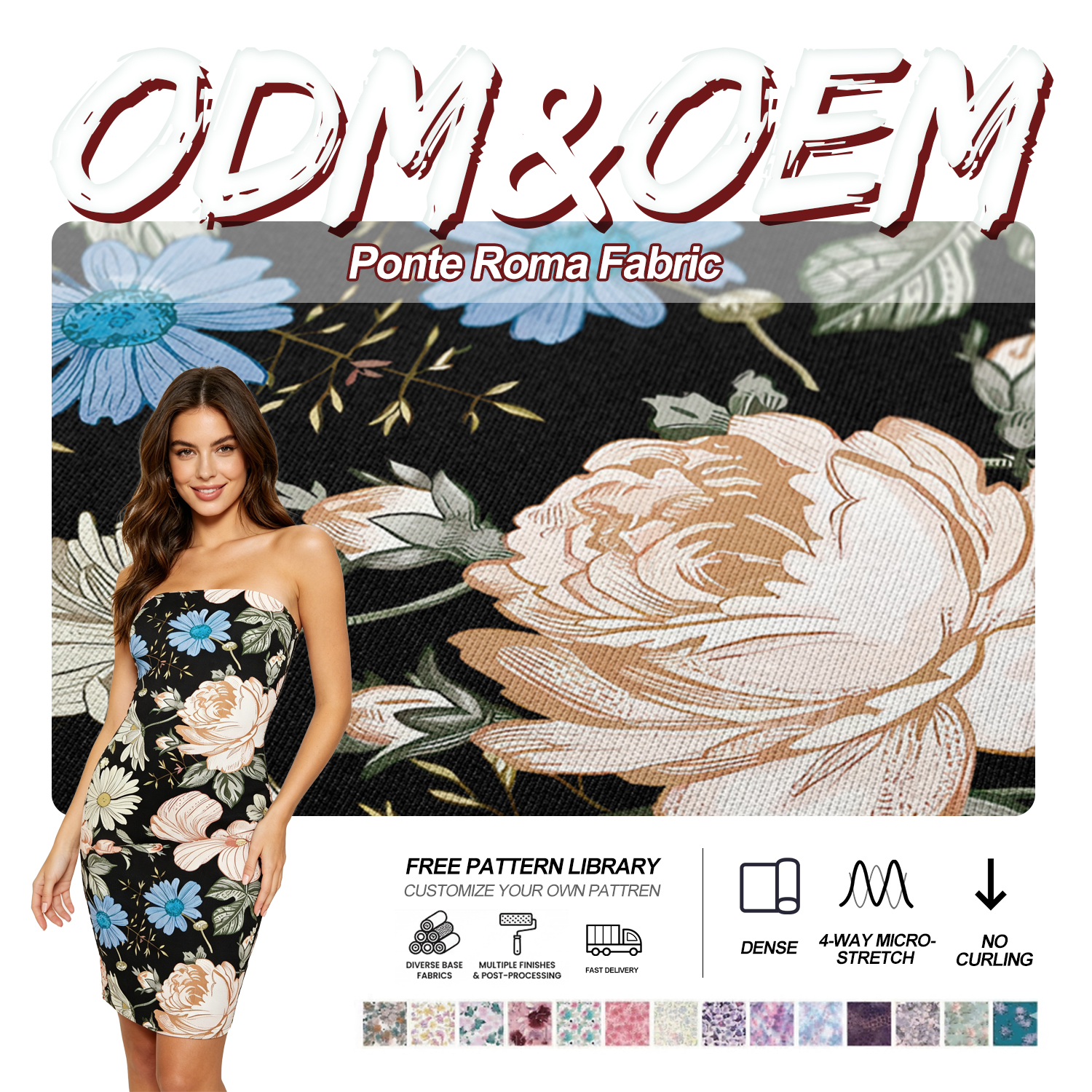 Summer Dress Blouse Printed Jersey Knit Fabric in Rayon Nylon for Apparel Factories Factory Apparel Orders Bulk Dress Orders