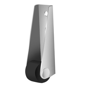 Roulettes inférieures pour porte coulissante en acier laminé à froid et nylon, faible bruit, design minimaliste, accessoires de meubles - Product Image 2