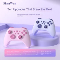 Manette de jeu sans fil ShanWan Q34P avec joysticks à effet Hall, gâchettes linéaires, gyroscope 6 axes, compatible multiplateforme TYPE-C
