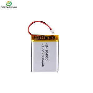 2 חבילות ליתיום יון סוללות ליתיום 3.7v 2300mAh 104050 lipo סוללה