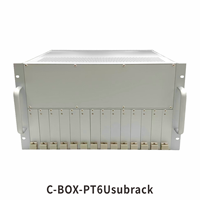 ZSTC C-BOX. . Plateforme de surveillance Rittal Heitec, boîtier de serveur industriel pour montage en rack, châssis en aluminium 6U, sous-rack