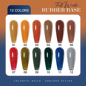 JTING Otoño Invierno 12 colores Esmalte de Gel Base de Goma 2 en 1 Esmalte de Uñas en Gel con Color Base TPO Hema Free OEM Diseño Libre Gel UV para Uñas - Product Image 3