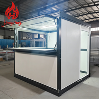 Maisons conteneurs préfabriquées modulaires colorées personnalisables de 3 m, mini-bar pliable, maison mobile, boutique éphémère, café, mini-maisons préfabriquées