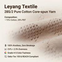 Fil à coton mélangé 28S/2, filé à anneaux, teint, 72C28PBT, pour tricot et tissage, vente en gros directe d'usine, approvisionnement en vrac, doux