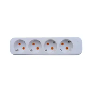 4-way/2 pin Extension Socket/EU Standard with earth/extension cord power strip electrical sockets extension board