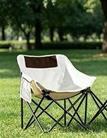 Chaise pliante d'extérieur VIVA, chaise de camping portable, chaise de pique-nique, chaise de pêche, chaise de plage, chaise de loisirs, mobilier d'extérieur en acier inoxydable