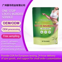 Thé pour un ventre plat NurtureNova avec Moringa, thé aux herbes pour la nuit, 28 sachets de thé, mélange de plantes naturelles, OEM, étiquette privée