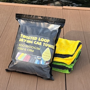 <b>Quick</b> Dry Personalized Detailing Wash <b>Towel</b> Car Cleaning Microfiber <b>Towel</b> Twisted Loop Car <b>Drying</b> <b>Towel</b> - Product Image 1