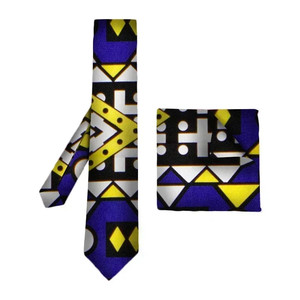 Cravatta con stampa africana - Product Image 4