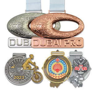 Medalla de Fabricación Personalizada para Niños, Equipo Alemán, Diversión, Carrera de Verano, Medalla Simple para Finalistas con Cintas - Product Image 6