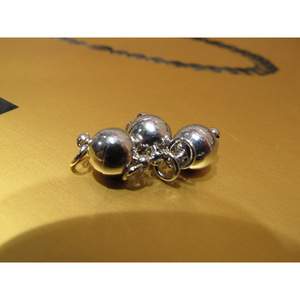 Ensemble de colliers avec boucle en argent tibétain, bijoux minimalistes ronds de 8 mm pour colliers et bracelets - Product Image 1
